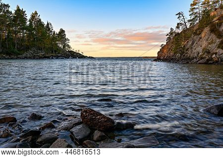 Bay Of Water In Lake Vattern Sweden