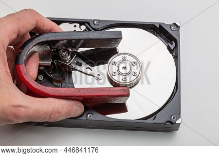 Wipe A Hard Drive With A Magnet