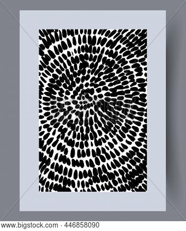 Printable Wall Art Vector Poster. Scandinavian Abstract Vector Print For Modern Interior. Printable 