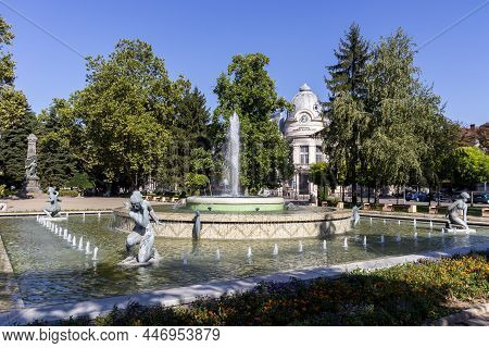Kniaz Alexander Battenberg Square In City Of Ruse, Bulgaria