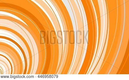 Colorful Vector Decorative Illustration Curves Background Pattern With Random Rings Set