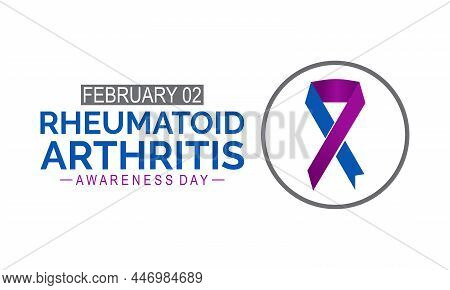 Rheumatoid Arthritis Awareness Day. Medical Concept Vector Template For Banner, Card, Poster, Backgr