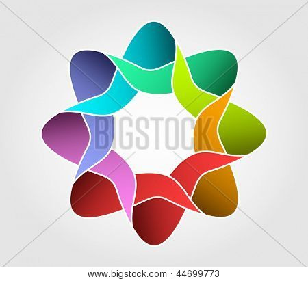 Icono del diseño floral