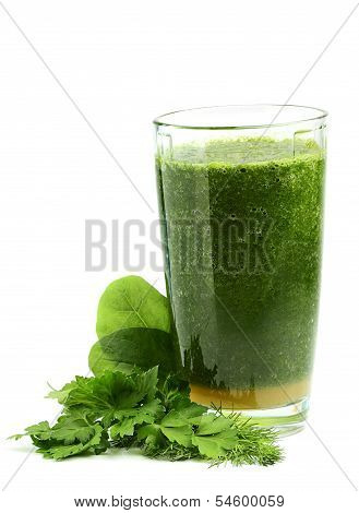 Cocktail Of Fresh Herbs.