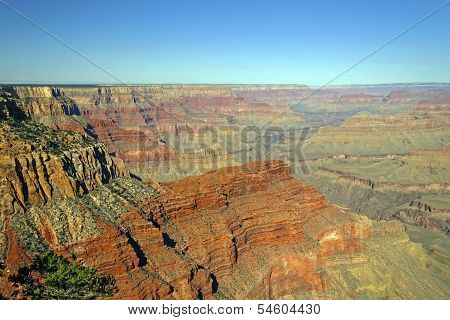 Panoramic View Of The Grand Canyon