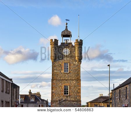 Dufftown at sundown.