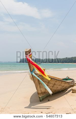 Long tailed boat Ruea Hang Yao in Phuket Thailand