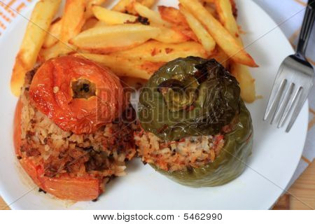 Légumes farcis d'en haut