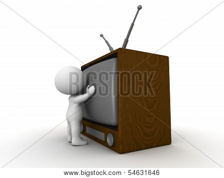 3d Man and retro tv Obsessed