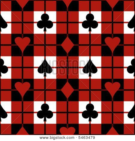 Carte modèle de Plaid de costumes