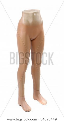 Nether mannequin woman isolated