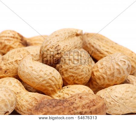 some peanuts are located to the left.