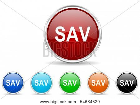 sav icon set