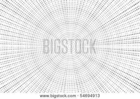 Grayscale grace. Radial pattern