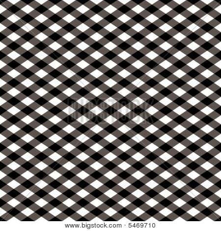 ลาย gingham ขาวดำ