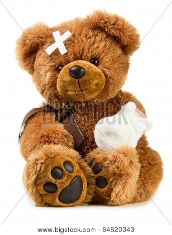 Teddy With Bandage