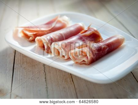 Plate Of Cured Ham