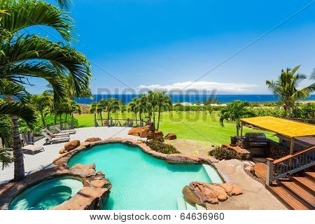 Luxury home with swimming pool