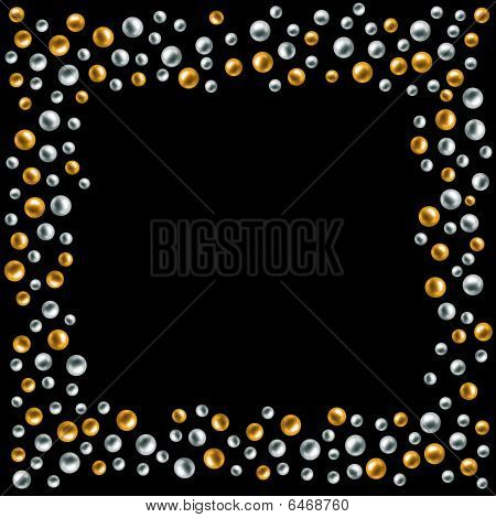 Metal perler ramme