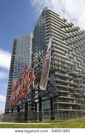 Landmark Pepsi Cola sign in Long Island City