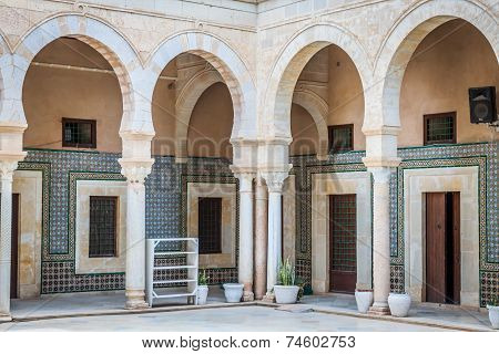 Kairouan,Tunisia 14,August 2013:The Great Mosque