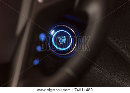 Start engine button