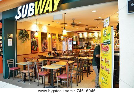Subway Restaurant In Singapore