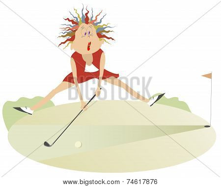 Good day for playing golf