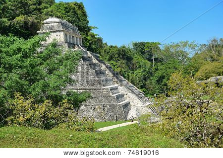 Palenque Ancient Mayan Temples Of The  Inscriptions
