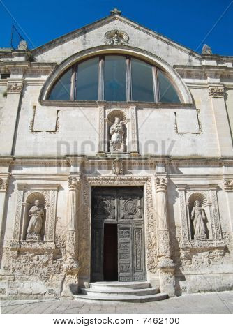 Iglesia de St. Chiara. Matera. Basilicata.