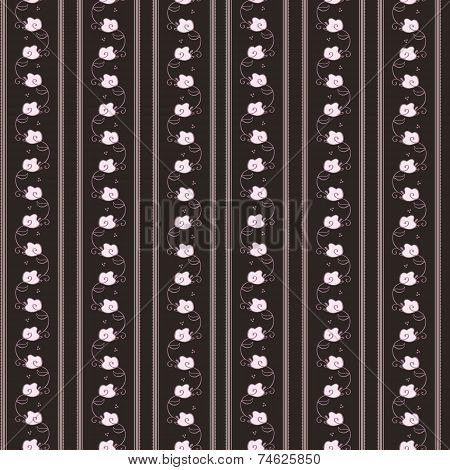 dark vintage striped wallpaper