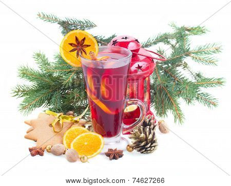 glass of christmas mulled wine