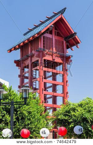 The Little Tokyo Watchtower In Los Angeles