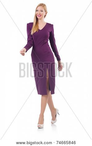 Young woman in fashion concept