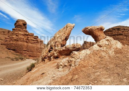Valley Of Castles In Sharyn Canyon
