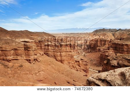 Valley Of Castles In Sharyn Canyon