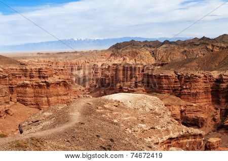 Valley Of Castles In Sharyn Canyon