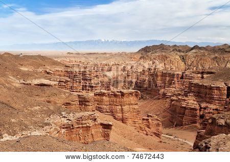 Valley Of Castles In Sharyn Canyon