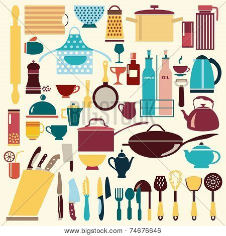 Kitchenware Set - Illustration