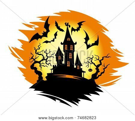 Halloween castle