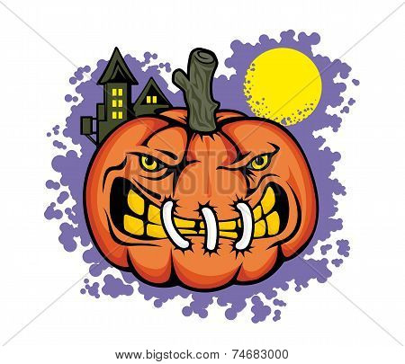 Angry pumpkin