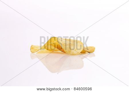 Potato Chips With Reflection