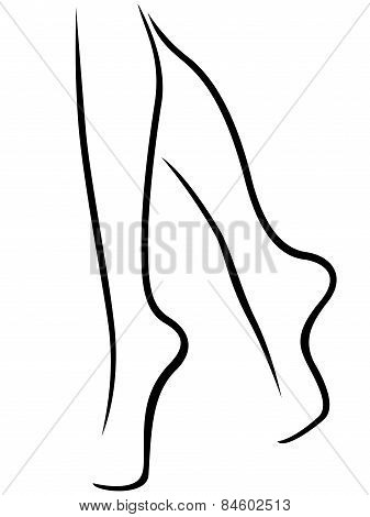 Graceful Female Feet