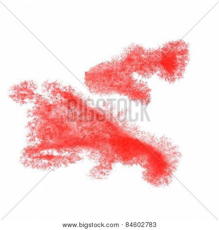 Abstract watercolor  red background for your design insult