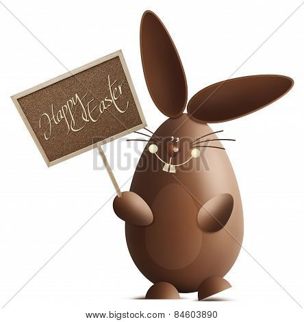 smiling easter bunny