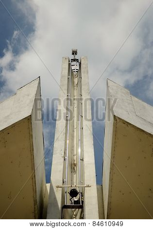 Architectural detail of Negeri Sembilan State Mosque in Negeri Sembilan, Malaysia