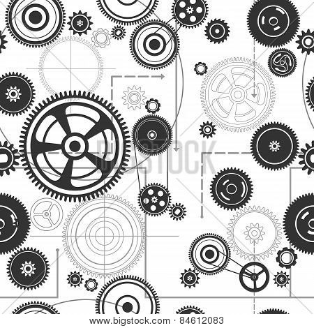 Seamless Gearwheel Mechanism Background
