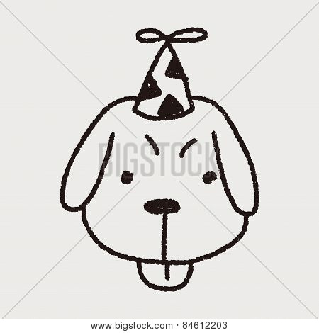 Doodle Birthday Dog