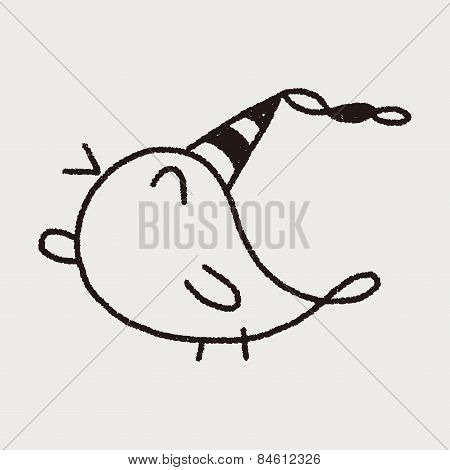 Doodle Birthday Bird