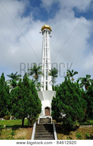 Minaret of Negeri Sembilan State Mosque in Negeri Sembilan, Malaysia